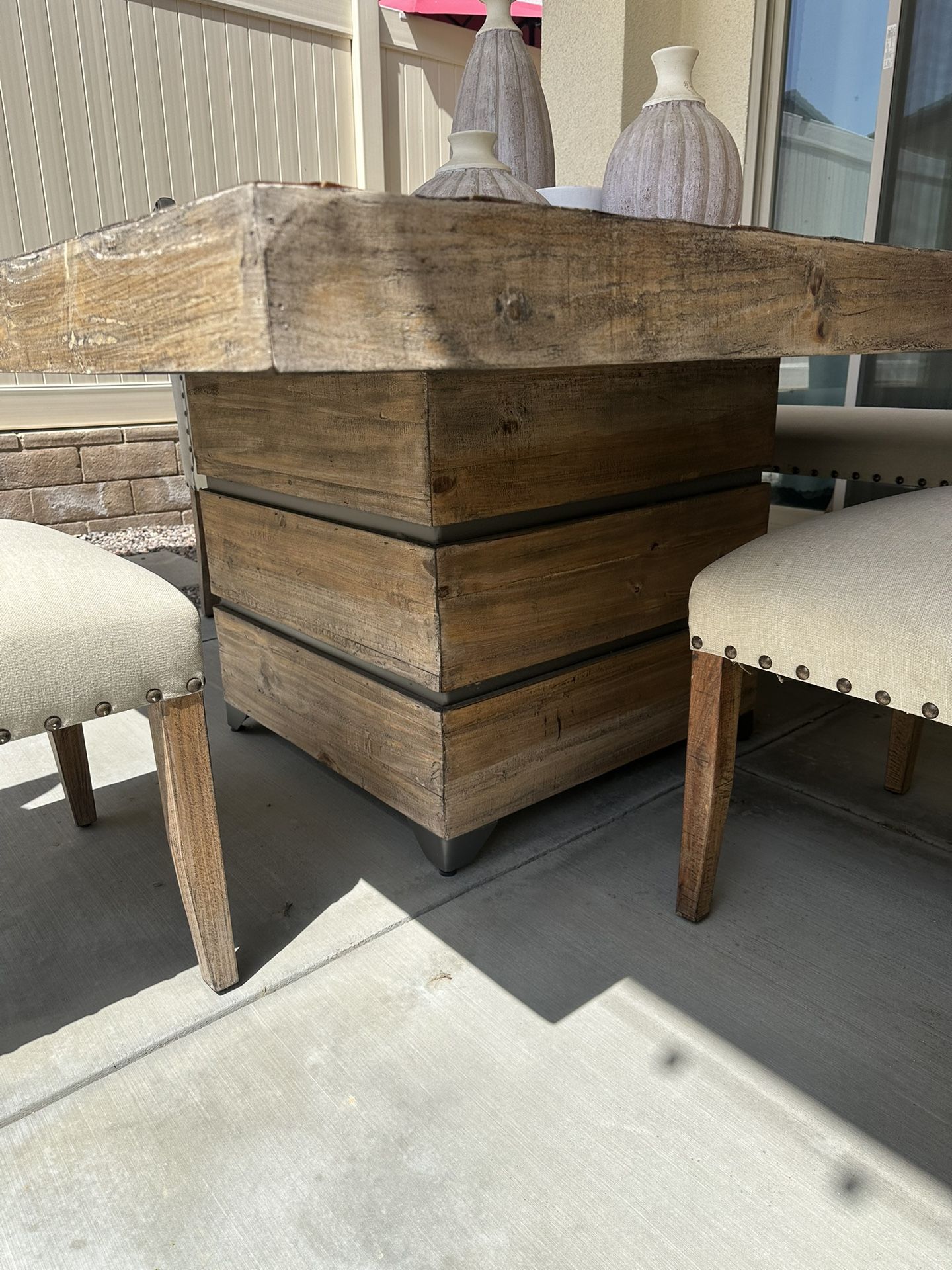 Dining Table (Natural Wood)