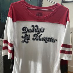 Official Suicide Squad - Harley Quinn - Daddy’s Lil Monster Baseball Tee