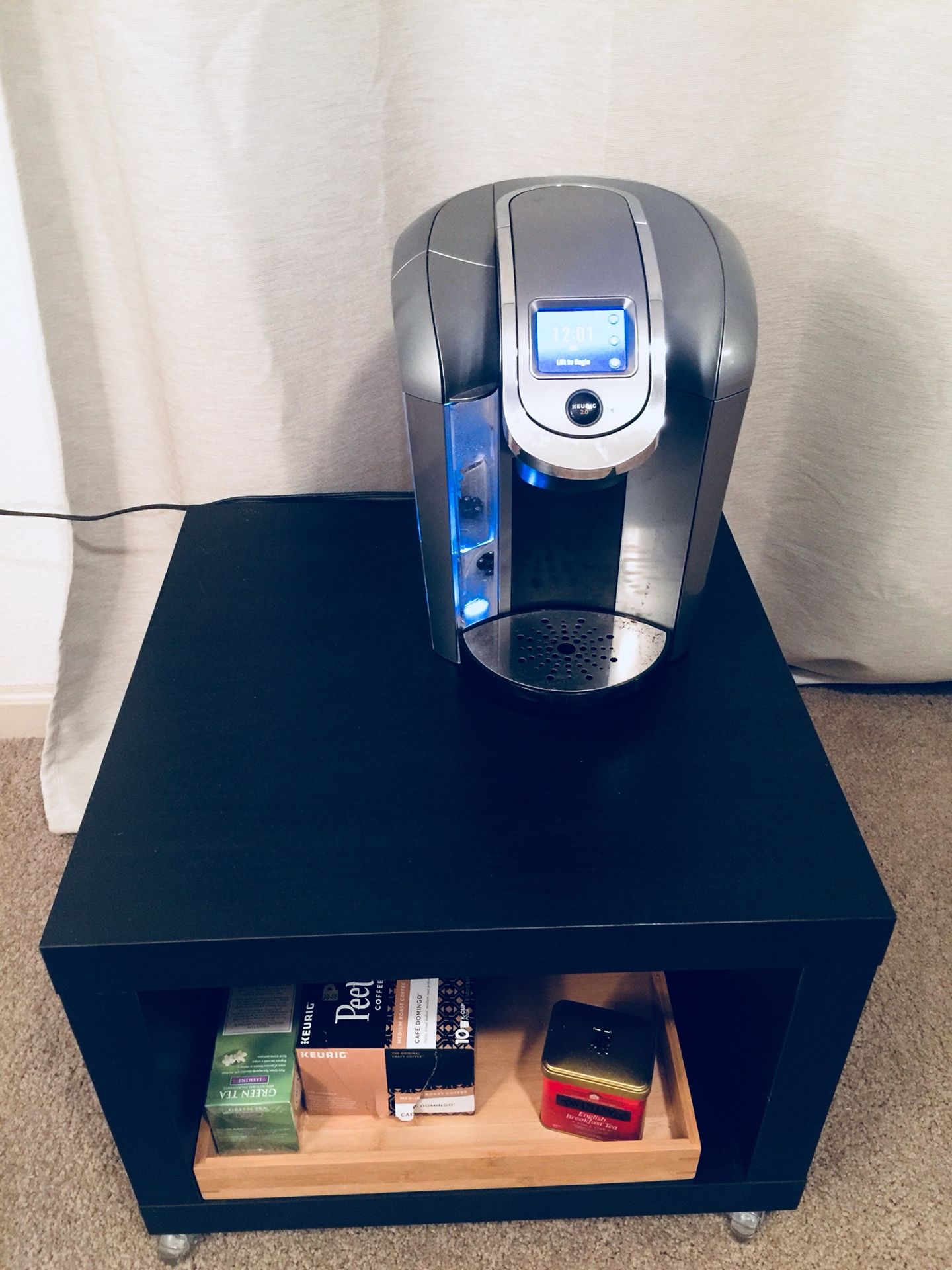 Black coffee table