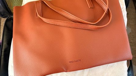 Vince Camuto Cognac Brown Tote Bag – Never Used!