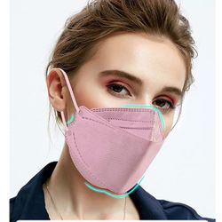 Wudida KF94 Face Mask 4 Layers 60 Pack Pink or Purple