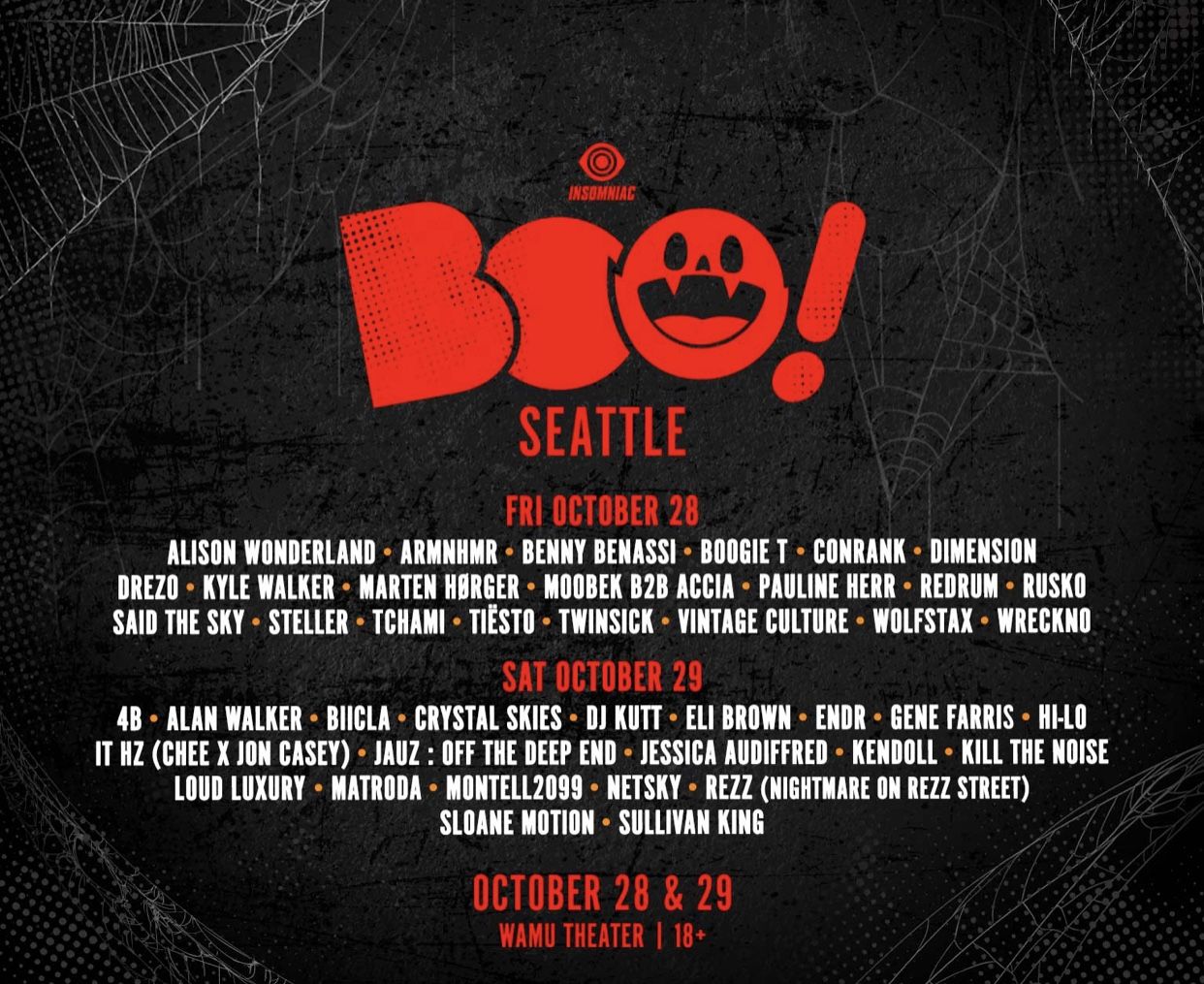 Boo Seattle ticket