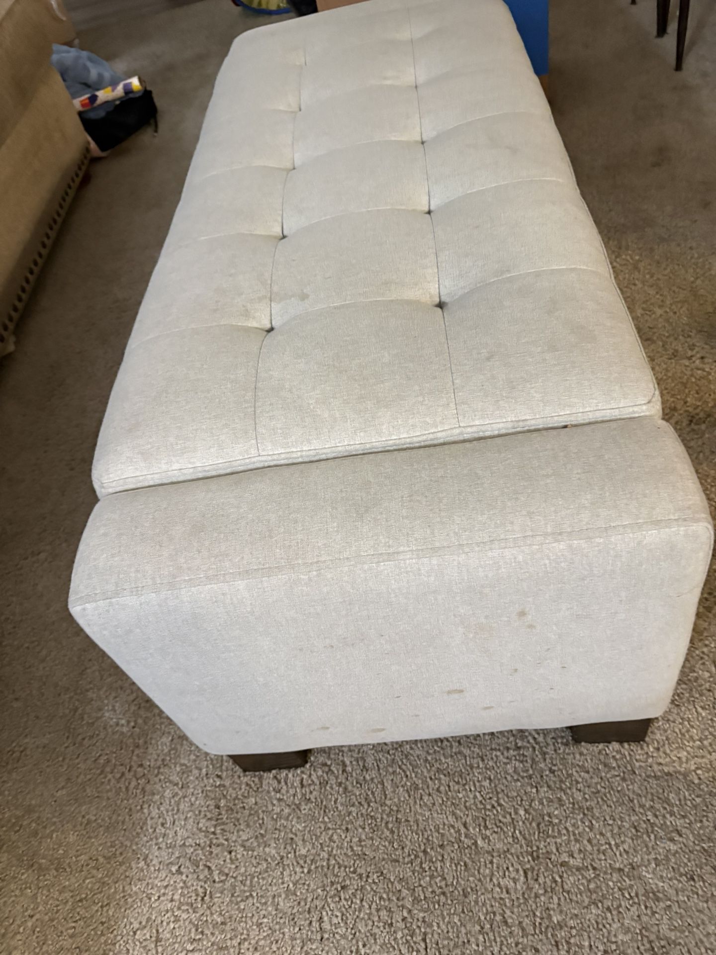 Free Ottoman with Hidden Stora