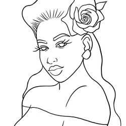 PreDrawn Canvas Outline 11x14