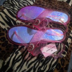 Juicy couture jelly sandals size 9/10