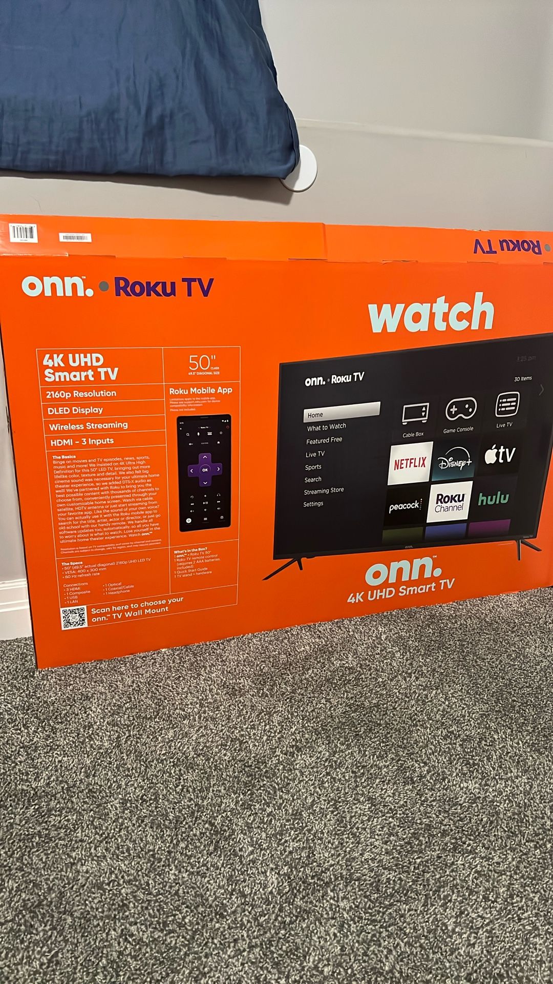 50” ONN ROKU TV