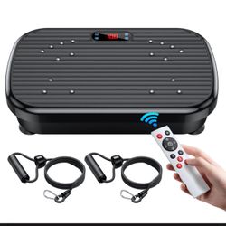 Vibration Plate Exercise Machine, Vibration Plate for Lymphatic Drainage 330 Lbs Capacity Whole Body Vibration Platform Machines Helps Weight Loss Sha