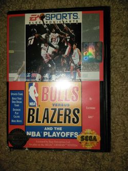 Bulls vs Blazers Sega Genesis