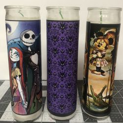 Disney Inspired Candles $8 each or 3 For $20 New