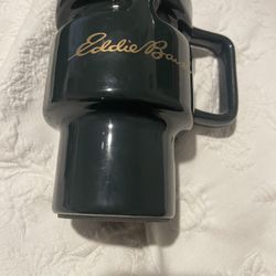 Eddie Bauer Dark Green Mug 5 1/4” High