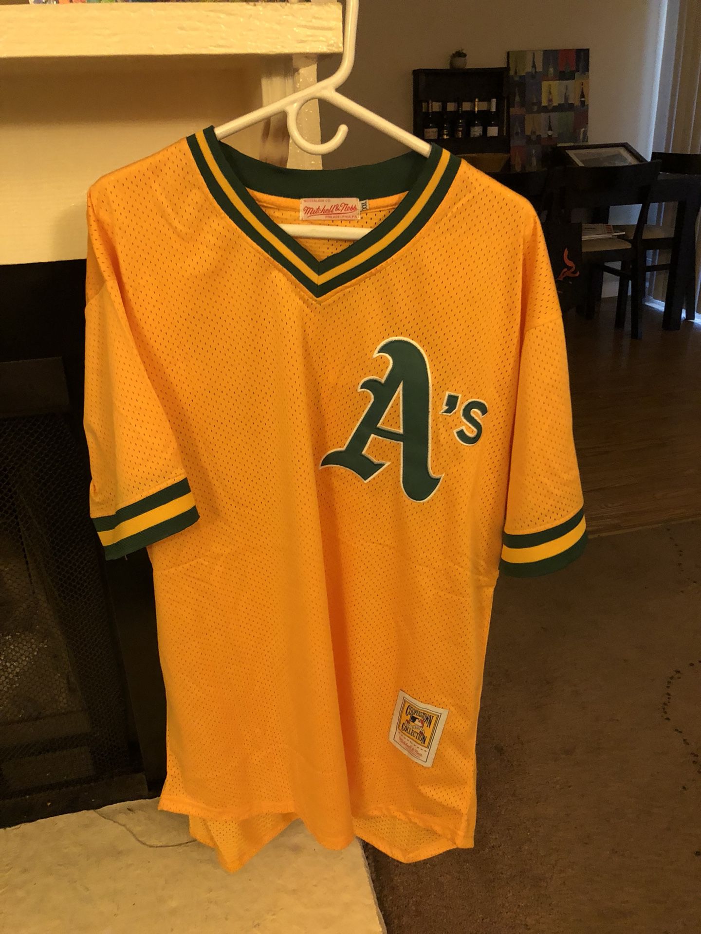 throwback a's jersey