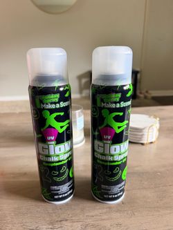 Glow in the dark spray