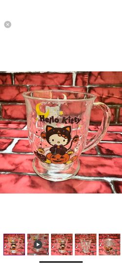 Hello Kitty Halloween Glass Mug
