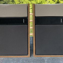 A Pair Of Bose 301 series II Brown
