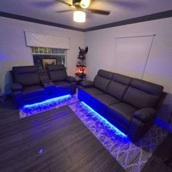 Sofá Y Loveseat Reclinable Eléctrico.Ask For Price