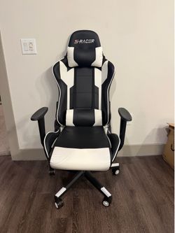 Homall Gaming Chair (White) – Like New, Barely Used