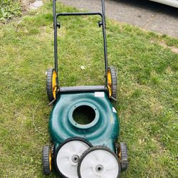 Mower Deck And High Tires