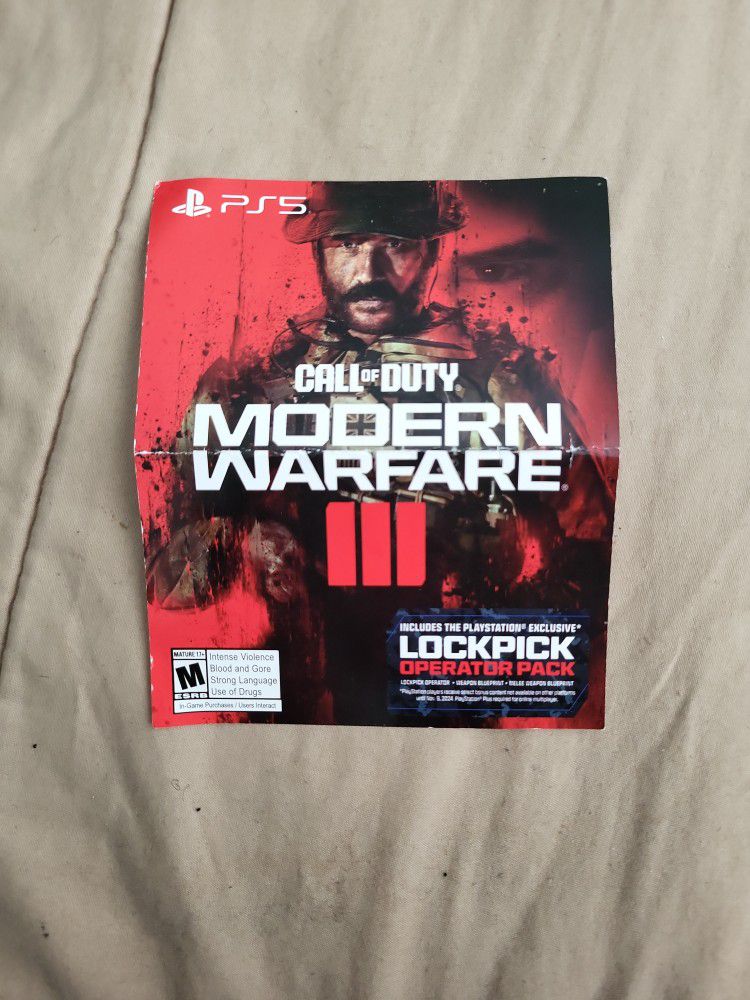 Call of Duty Modern Warfare 3 (2023) - PS5 (Digital Code)