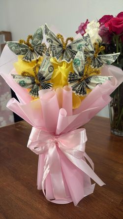 Money bouquet.