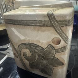 Hand Painted Ceramic Tissue Box Cover