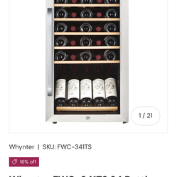 Whynter mini Wine Fridge