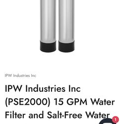 Pentair water filter system and softener