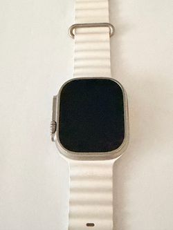 Apple Watch Ultra1 GPS and cellular with White Ocean Band