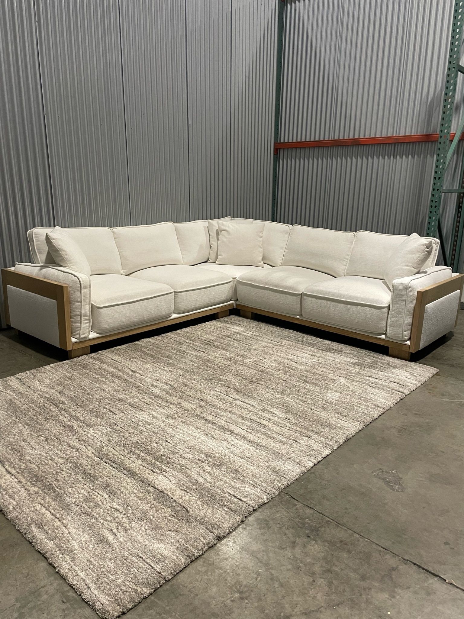Lerena Fabric Sectional - Delivery Available