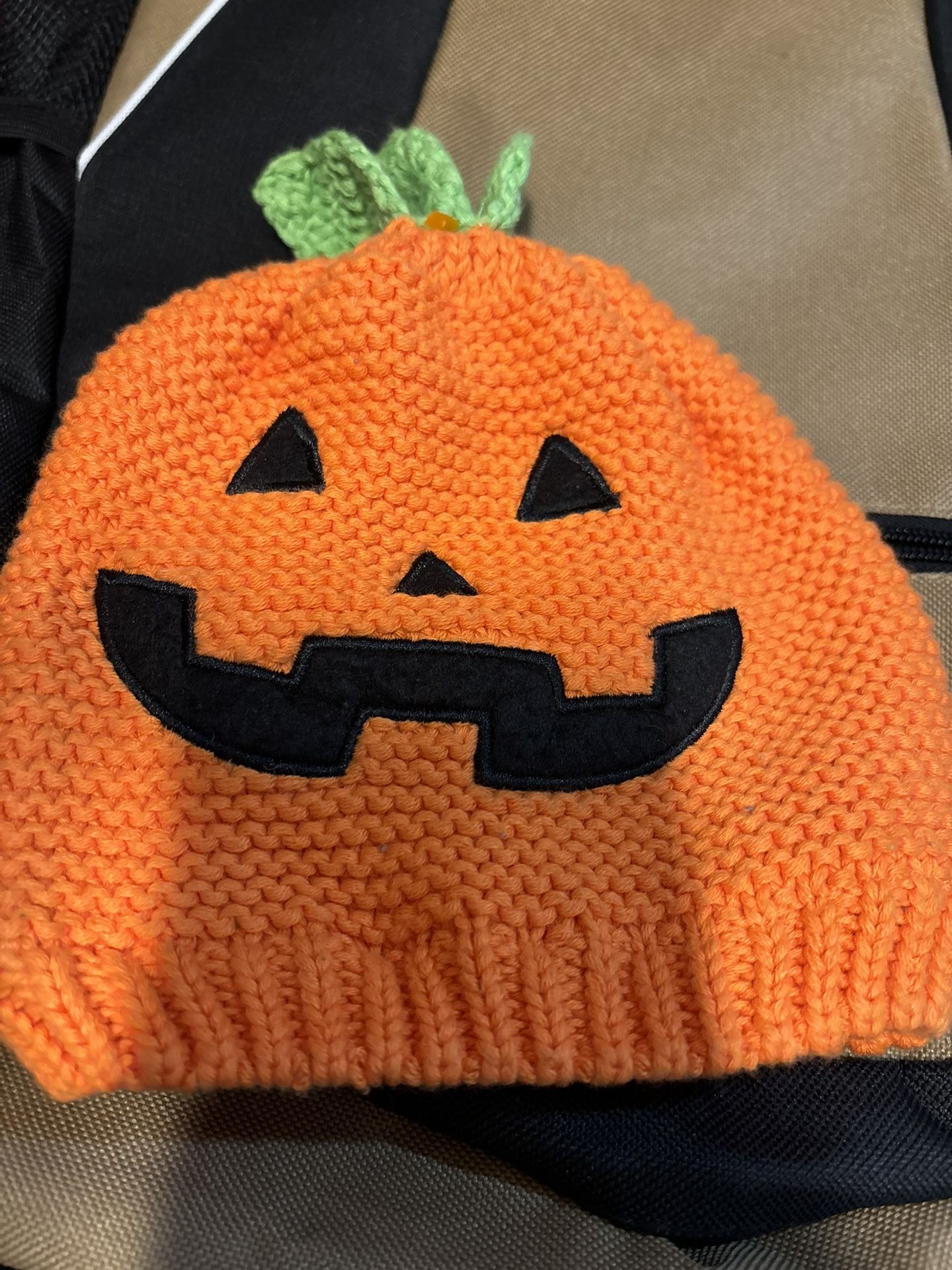 Pumpkin Beanie For Baby