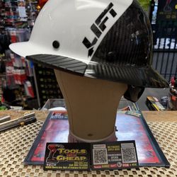 LIFT Full Brim White & Black Safety Hard Hat