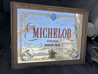 Michelob Vintage Bar Sign Mirror