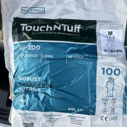 Touch N Tuff Gloves  Size Medium 