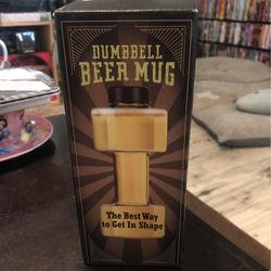 Dumbbell Beer Mug Bottle The Best Way To Get In Shape 18 Oz Gif
