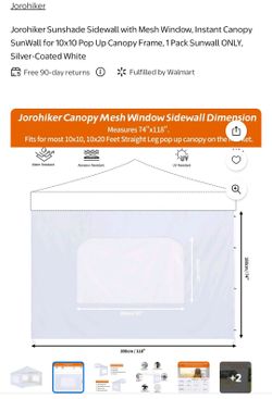10x10 Pop up canopy