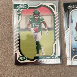 New York Jets Garrett Wilson Rookie Cards Panini Football Card Rc Introductions Receiver