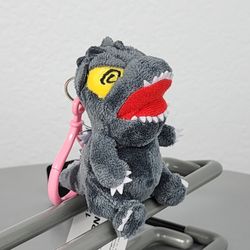 3.5" Godzilla Dizzy Sitting Keychain Plush