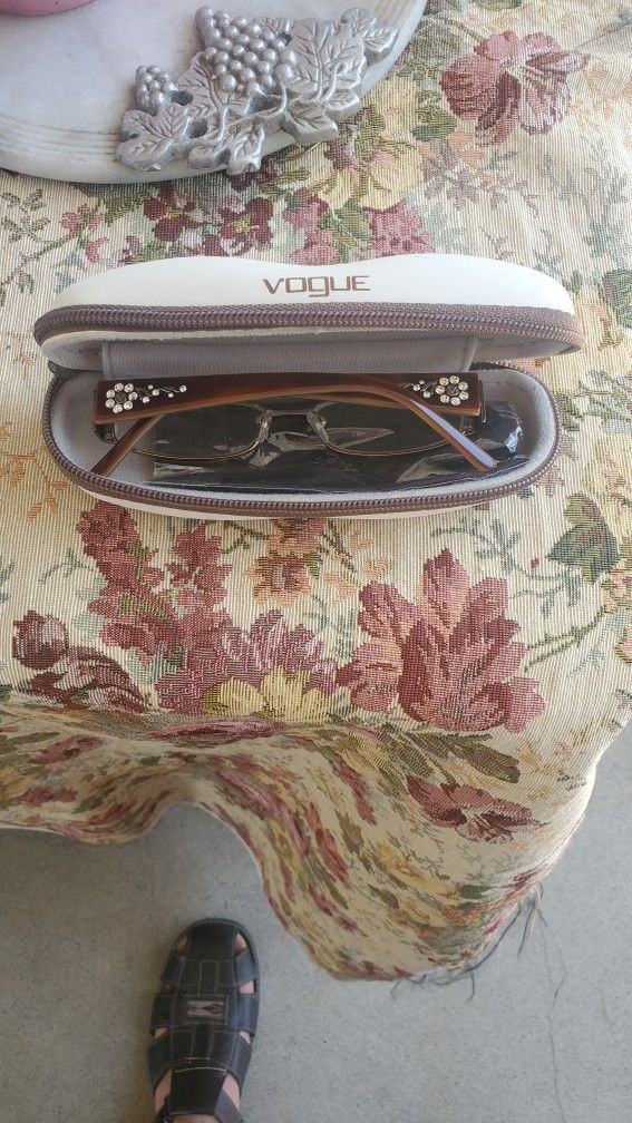 Vintage Voque Rhinestone Glasses