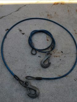 Steel Wire Rope Cable with Snap Hooks