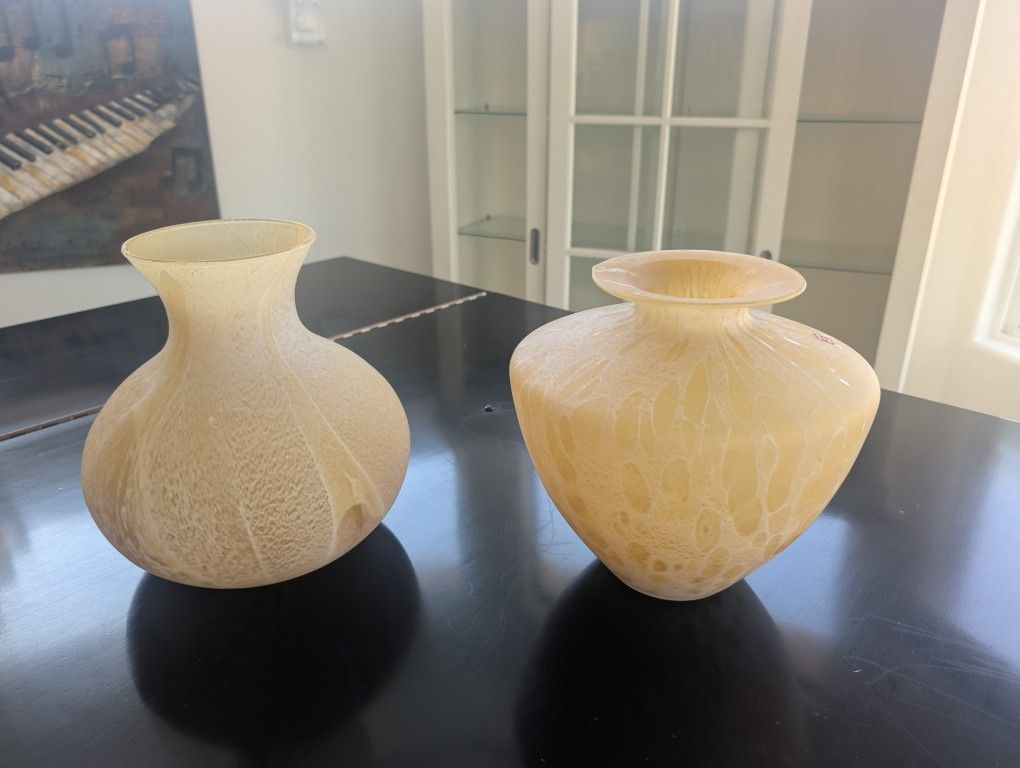 Two Elegant Decorative Vases.