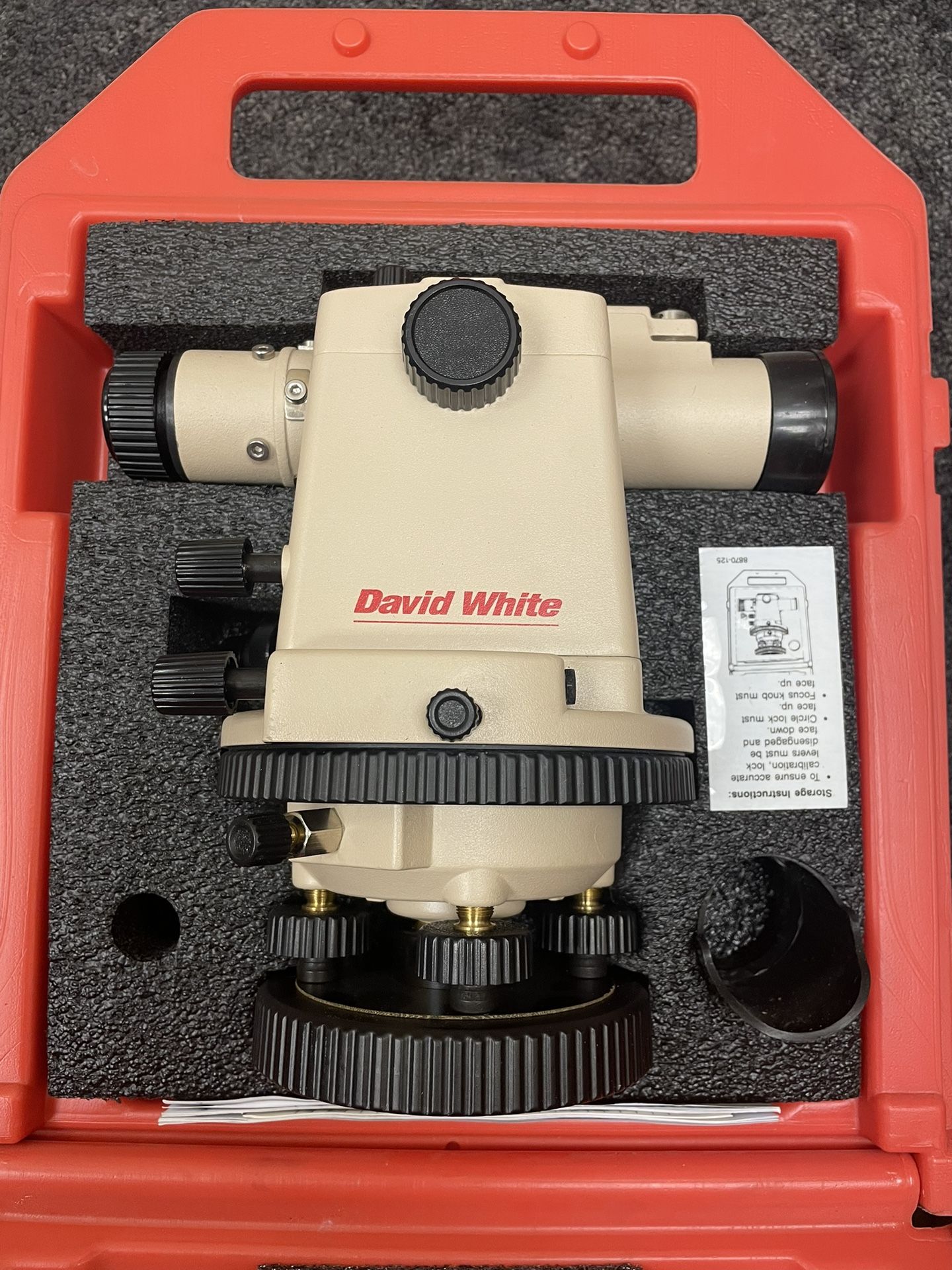 David White LT8-300P Universal Level-Transit