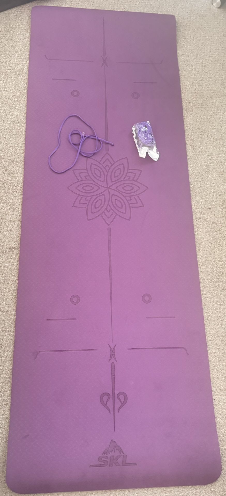 SKL Purple Yoga Mat