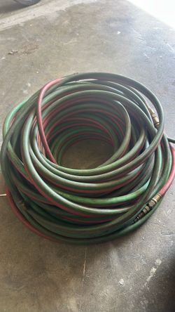 Weldcote 316TX100 Twin Hose Grade T 3/16 X 100' BB Fittings