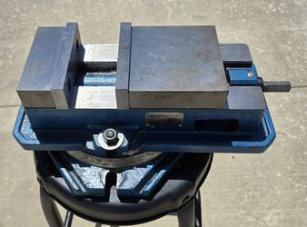 Milling Machine Vise 5" with 360 Degree Swiveling Base High Precision Clamping Vise for Milling