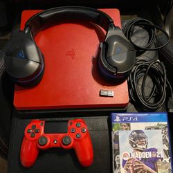 Red Ps4 Full Set Up 