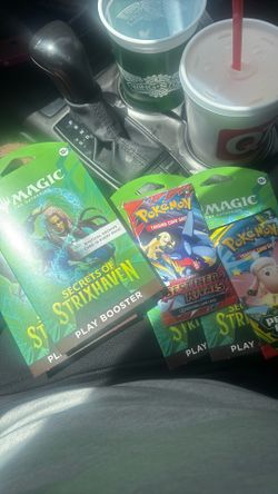 Magic and Pokémon single packs