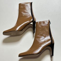 Stefani Vintage Women’s Patent Boots Shoes