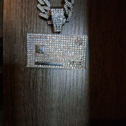 Card Pendant With Chain