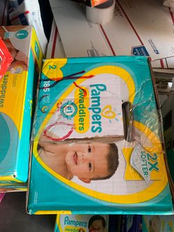 Pampers swaddlers size 2 ,186 count