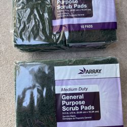2 Packages Of General Purpose Scrub Pads Total 20