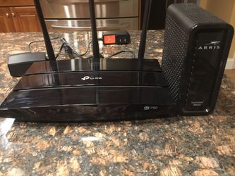 TP-link AC1750 Smart Wi-Fi Router and Arris Surfboard SB6183 Cable Modem
